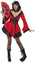 """Halloweenvermomming als gothic geisha voor vrouwen - Verkleedkleding - Medium"""