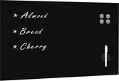 Magnetische Schoolbord 100x60cm gehard glasoppervlak - Blackboard - Schrijfbord - Tekenbord