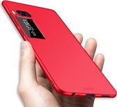 MOFI voor Meizu PRO 7 PC ultra dunne rand volledig ingepakt beschermhoes Back-Cover(Red)