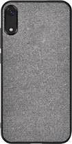 Shop4 - Samsung Galaxy A70 Hoesje - Harde Back Case Denim Grijs