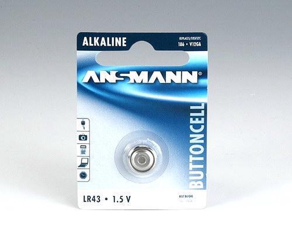 Ansmann Alkaline Battery LR 43 Wegwerpbatterij