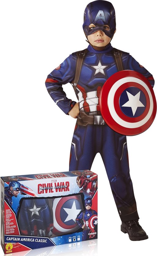 Captain America Boy Kostuum voor Kinderen Kleding Jongenskleding pakken 