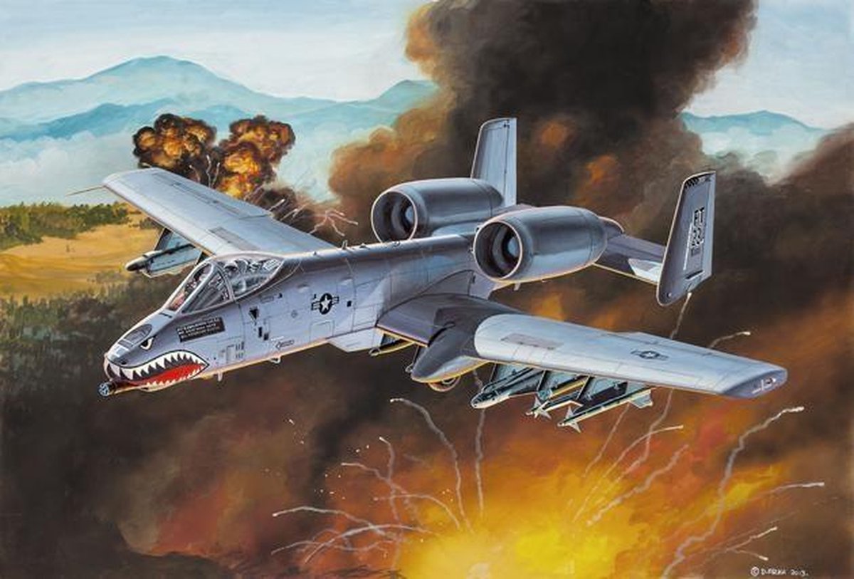 Revell A-10 Thunderbolt II 1:100 Montagekit Vliegtuig met vaste vleugels