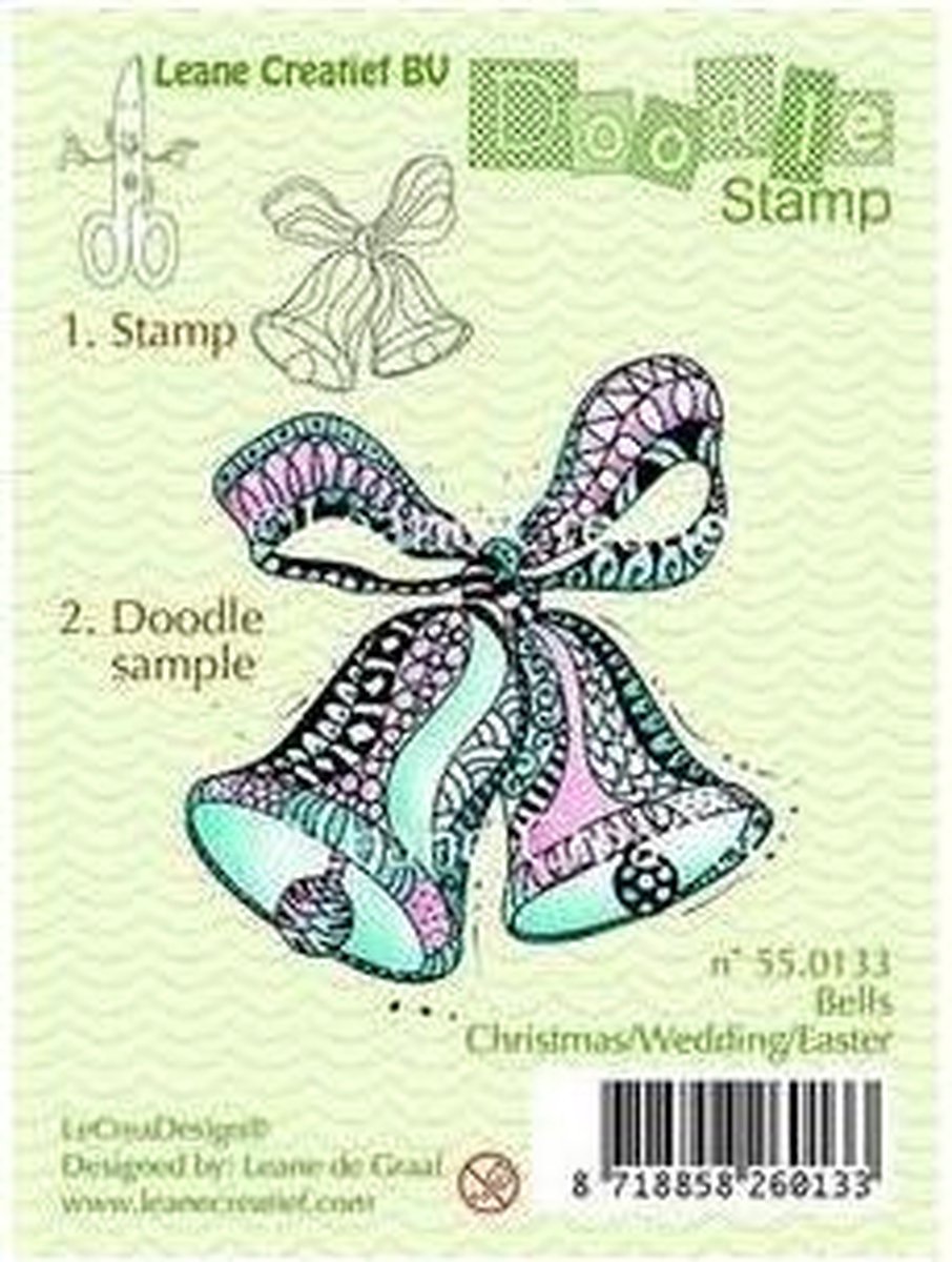 LeCrea - Doodle stempel bells Christmas/Wedding/Easter 55.0133