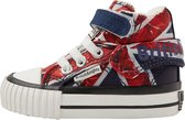 ROCO Baby meisjes sneakers hoog - Union jack - maat 21