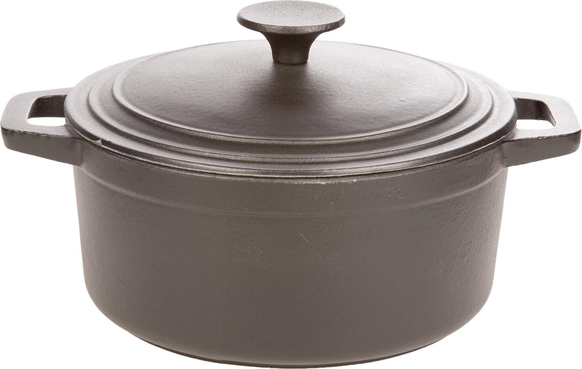 Cosy&Trendy Bergerac Braadpan Gietijzer - Zwart - Ø 22 cm