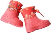 Disney Snowboots Cars Rood Maat 24/25