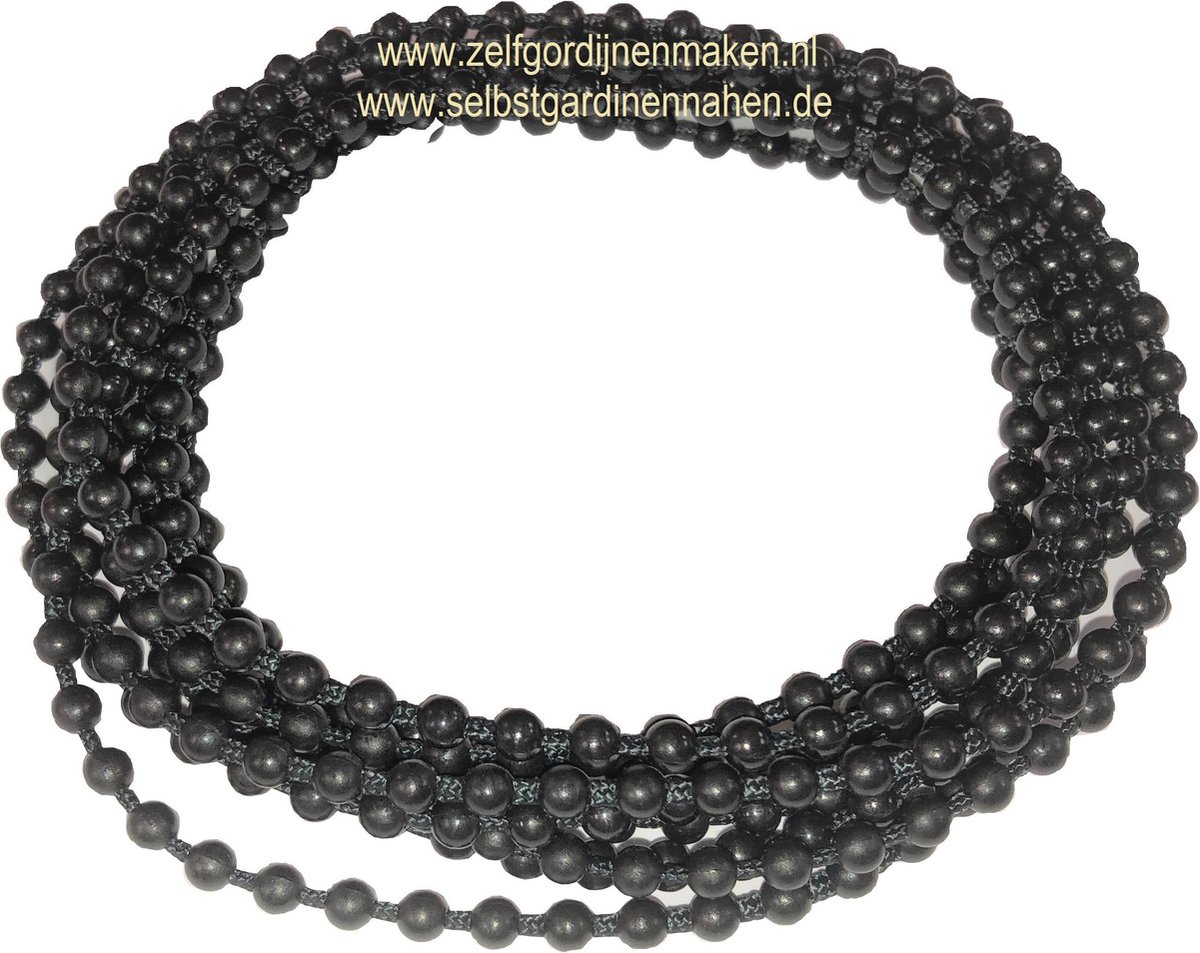 ketting zwart 150 cm