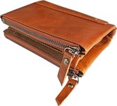 ZILOU® Portemonnee - Billfold - Leer - RFID & NFC Anti-Skim - Bruin