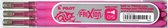 Pilot Vullingen - Frixion Ball en Frixion Click - Roze 0.5mm Point - 3 stuks