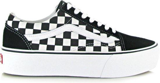 Vans Platform Old Skool Checkerboard - Dames Sneaker - VN0A3B3UHRK - Maat 41  | bol.com