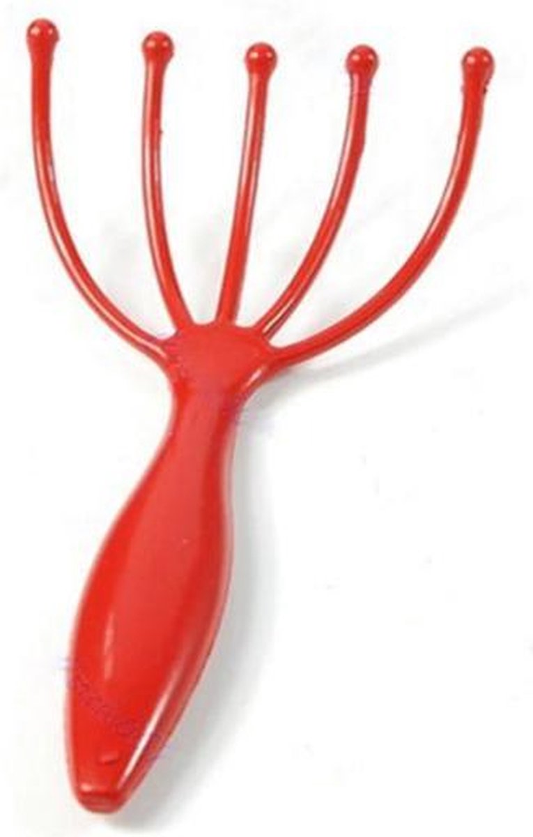 Goedkoopste Hoofdmassage spin - Rood - Hoofdspin - Nek massage apparaat - Ontspannend