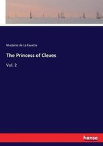 Boek 'The Princess of Cleves Vol. 2' van Madame de La Fayette op een donkerblauwe achtergrond.