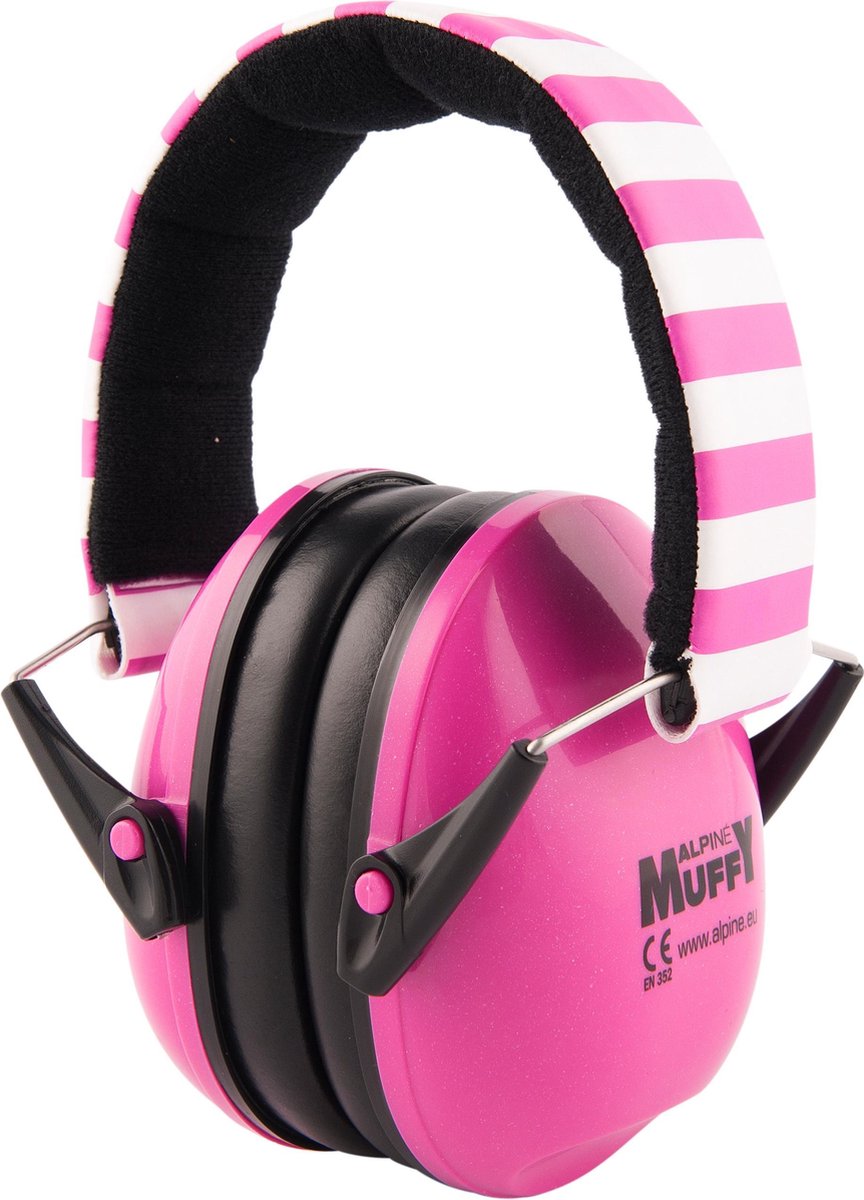 Alpine Muffy Gehoorbescherming Voor Kinderen - SNR 25 dB - Roze