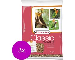 Versele-Laga Classic Grote Parkieten Zonder Hennepzaad - Vogelvoer - 3 x 5 kg