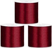 Goedkoop Lint 3 Rollen 75 MM Donker Rood