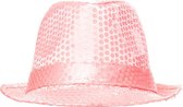 Lg-imports Gangsterhoed Unisex 20 Cm Lichtroze