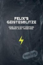 Felix' Geistesblitze - Dinge, die du nicht verstehen w rdest, also - Finger weg! Private