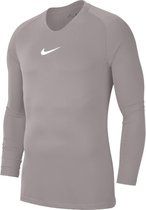 Nike Park First Layer Shirt Lange Mouw - Grijs | Maat: S