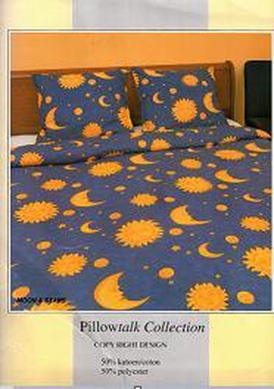 Laan Reorganiseren koppeling Dekbedovertrek Pillowtalk | Blauw oker geel | 200x220 | bol.com
