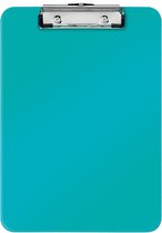 Leitz WOW Kunststof A4 Klembord met Ophanghaakje - Capaciteit tot 75 Vel - IJsblauw