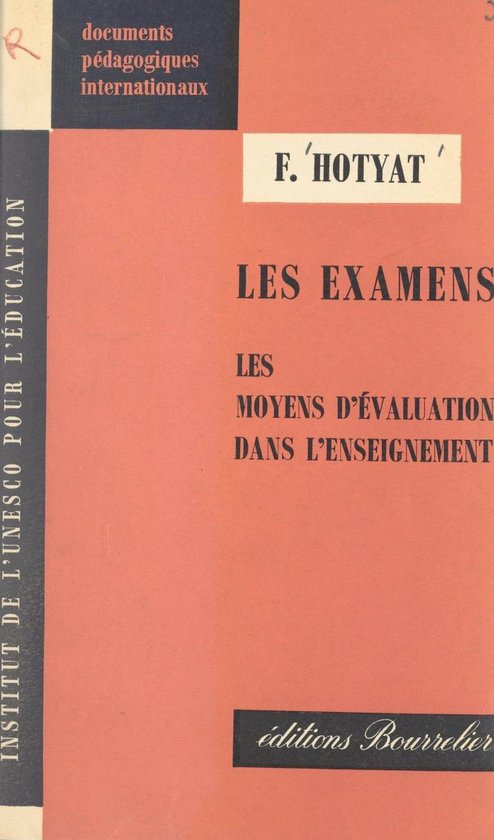 Les examens - cover