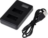 Captec Dual 4 LCD - GoPro Charger met display