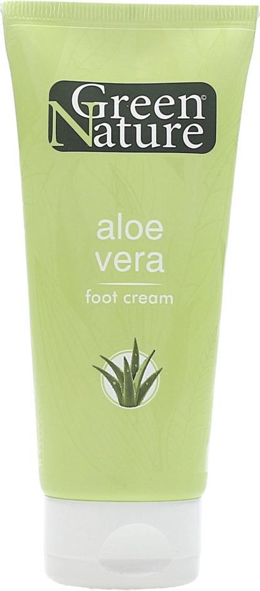 Green Nature - Aloe Vera - Voetencreme - Zorgt voor een fris gevoel - Verzorging van gespannen voeten - Droge voeten