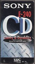 Sony E-240d CD VHS videoband (1 stuk)