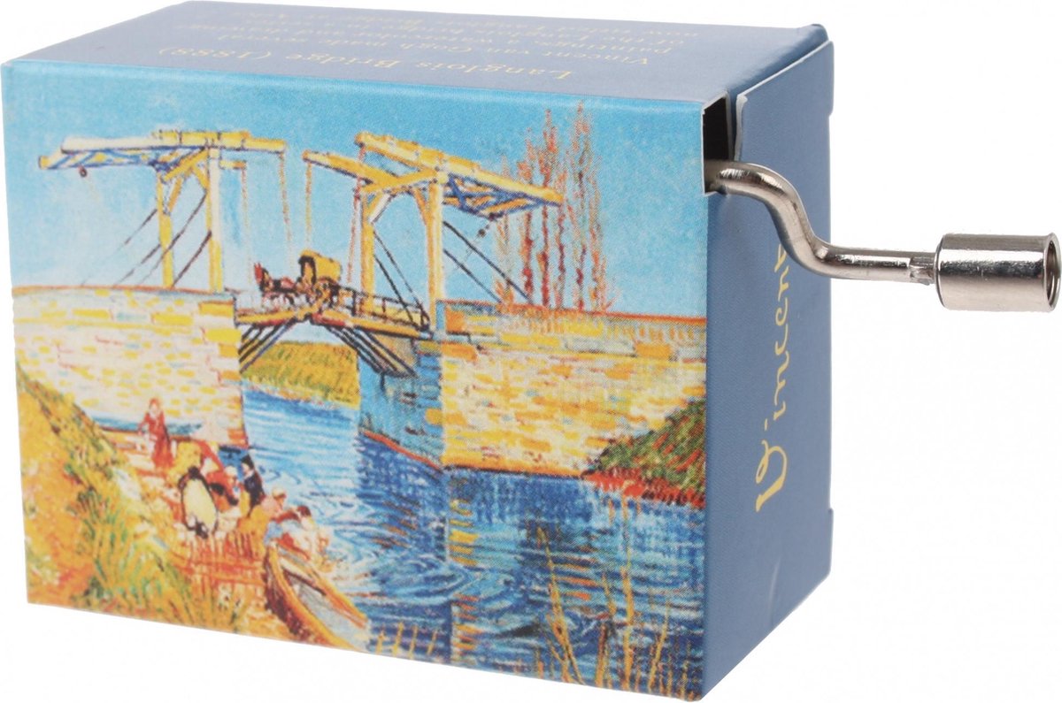 Fridolin Muziekdoos Van Gogh Brug Van Langlois 4,5 X 6 X 3 Cm