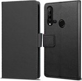 Huawei P20 Lite 2019 hoesje - Book Wallet Case - zwart