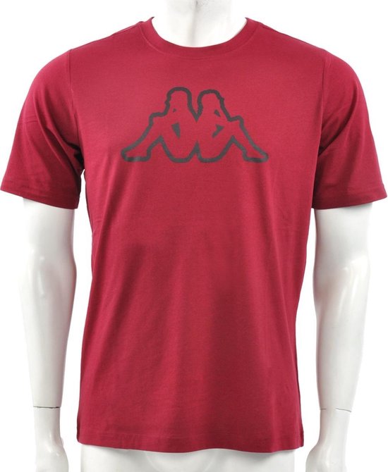 Kappa - T-shirt Logo Cromen - Rood T-shirt - M - Rood