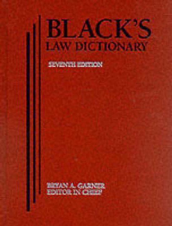 Black's Law Dictionary 9780314228642 David W. Schultz Boeken