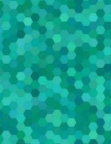 Blue Hex (Small Hexagon Graph Paper)