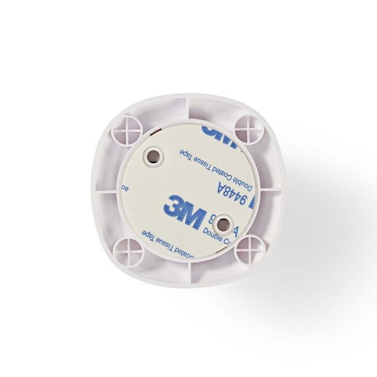 Nedis Rookmelder – 10 Jaar Batterij – Pauze & Testknop – EN 14604 – 85 dB – Wit