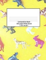 Composition Book Wide Ruled 100 Pages (7.44 x 9.69)