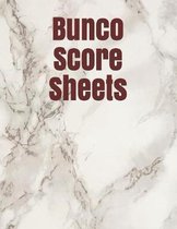 Bunco Score Sheets