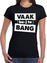 Vaak bujte bang festival t-shirt zwart dames S