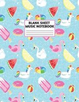 Blank Sheet Music Notebook