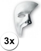 3 witte maskers phantom of the opera | bol.com