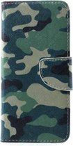Book Case - Geschikt voor Samsung Galaxy S8 Hoesje - Camouflage