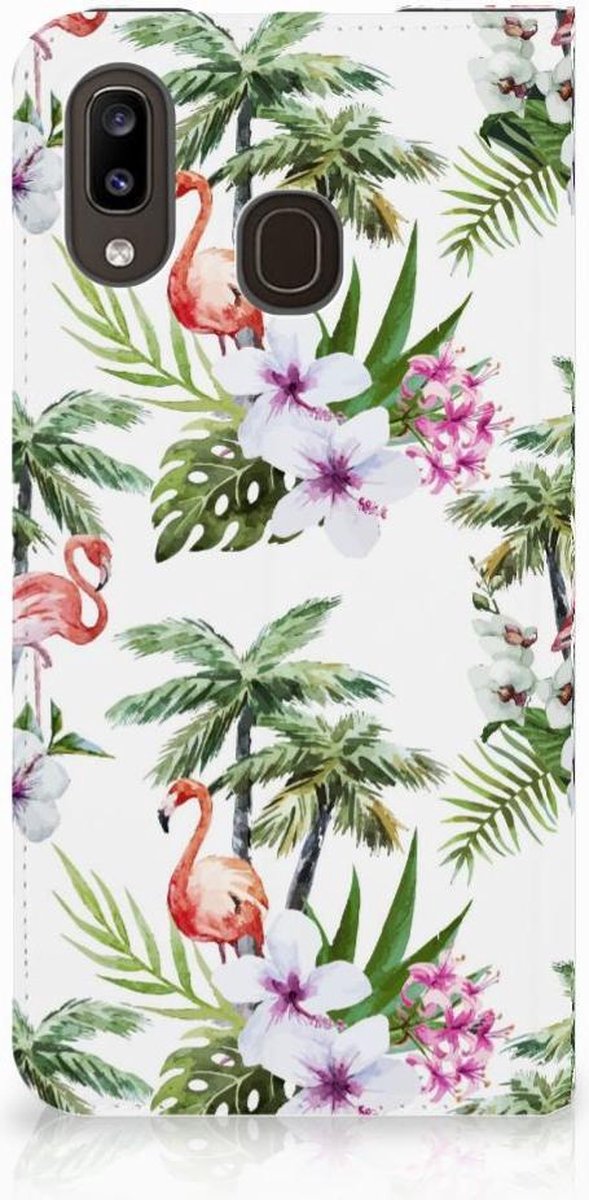 Samsung Galaxy A30 Hoesje maken Flamingo Palms
