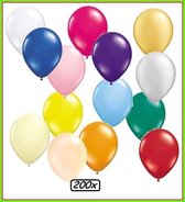 100 stuks Helium ballonnen 12 inch multicollor