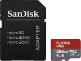 SanDisk Ultra Micro SDXC 256GB - A1 U1 - met adapter