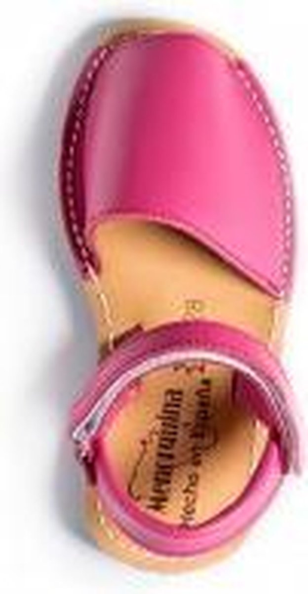 Menorquina-spaanse-sandalen-avarca-kinder-roze-enkelbandje-maat 33