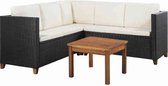 Tuin Loungeset  Zwart Wit 15-delig MET Tafel / Lounge set tuin / Relax bank / Lounge bank tuin / Tuinbank / Loungebank / Tuinset/ Loungebank / Tuinset / Tuinstoel