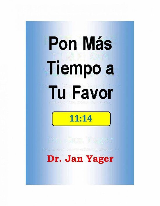 Pon Más Tiempo a Tu Favor - cover