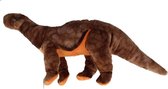 Toi Toys Pluche Dinosaurus Bruin Knuffeldier