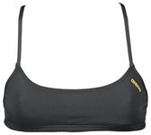 arena Play Bandeau Top Dames, black-yellow star Maat M