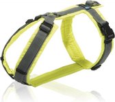 Anny-X hondentuig Protect neon geel grijs XS reflecterend voor een borstomvang 43 cm tot 52cm
